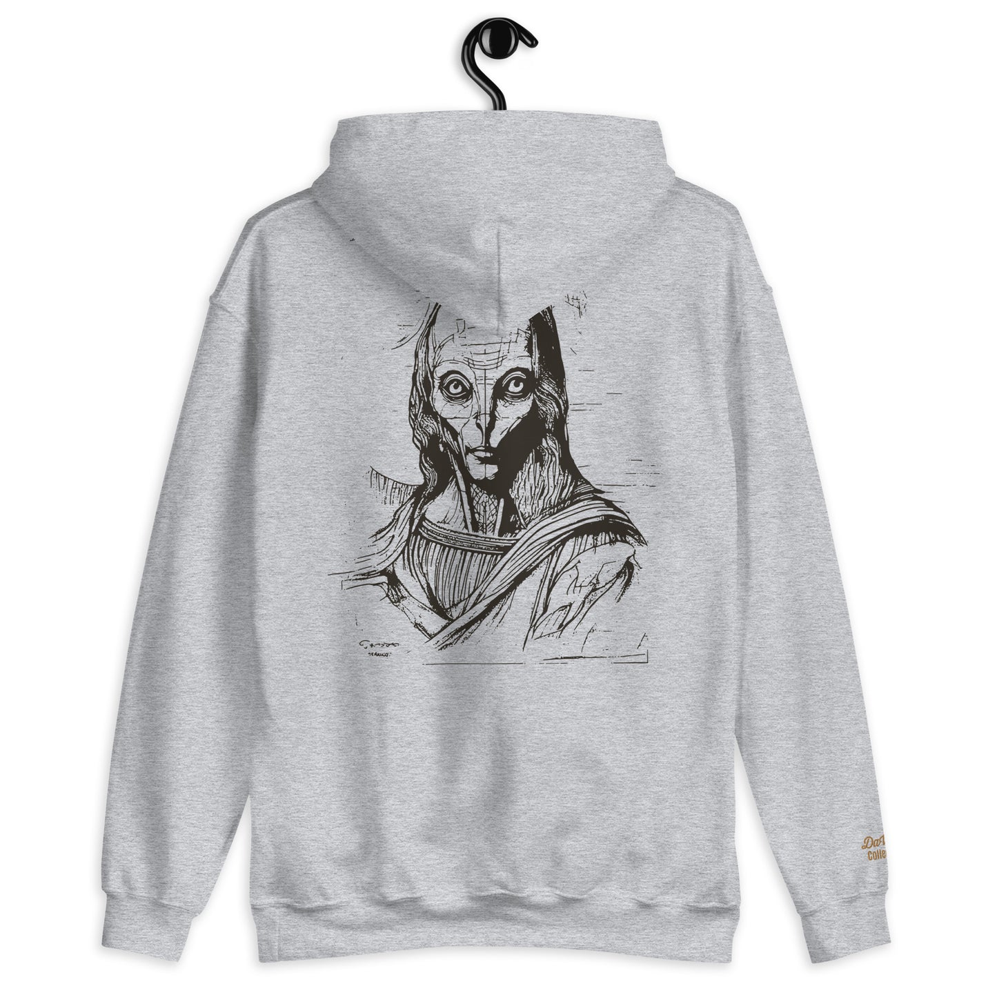 Unisex-Hoodie „Gioconda des Orion, Skizze“