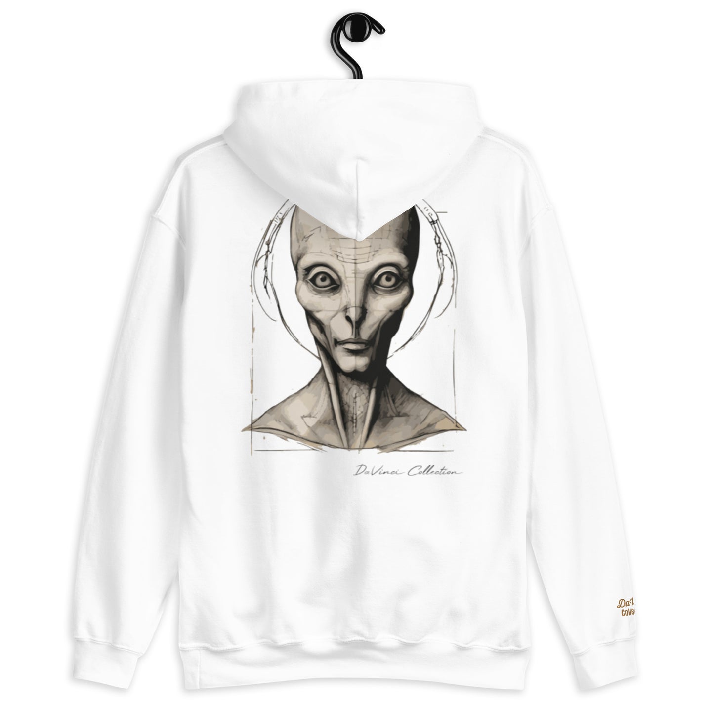 Unisex hoodie "portrait of an alien"